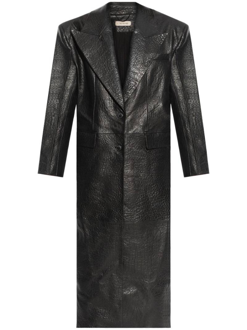 The Mannei leather coat - Black von The Mannei