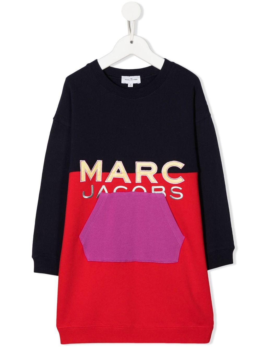 Marc Jacobs Kids embroidered-logo sweatshirt dress von Marc Jacobs Kids