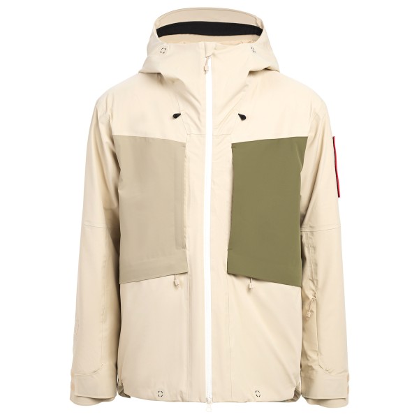 The Mountain Studio - 3L Hybrid Shell Jacket - Skijacke Gr L;XL beige;oliv von The Mountain Studio