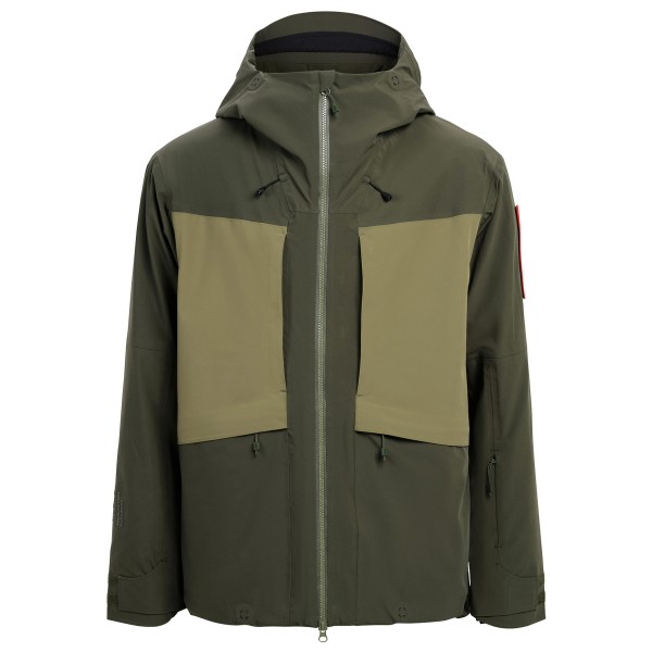 The Mountain Studio - 3L Hybrid Shell Jacket - Skijacke Gr L oliv von The Mountain Studio