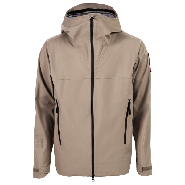 The Mountain Studio - Alp 3 Light Shell Jacket - Regenjacke Gr L beige von The Mountain Studio