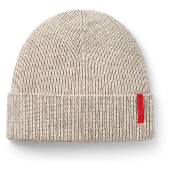 The Mountain Studio - Cashmere Mix Rib Beanie - Mütze Gr One Size beige von The Mountain Studio