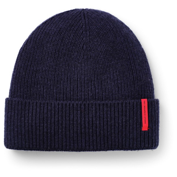 The Mountain Studio - Cashmere Mix Rib Beanie - Mütze Gr One Size blau von The Mountain Studio