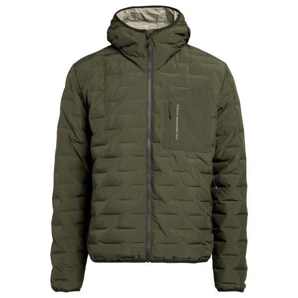 The Mountain Studio - Reversible Light Hood Jacket - Daunenjacke Gr L oliv von The Mountain Studio