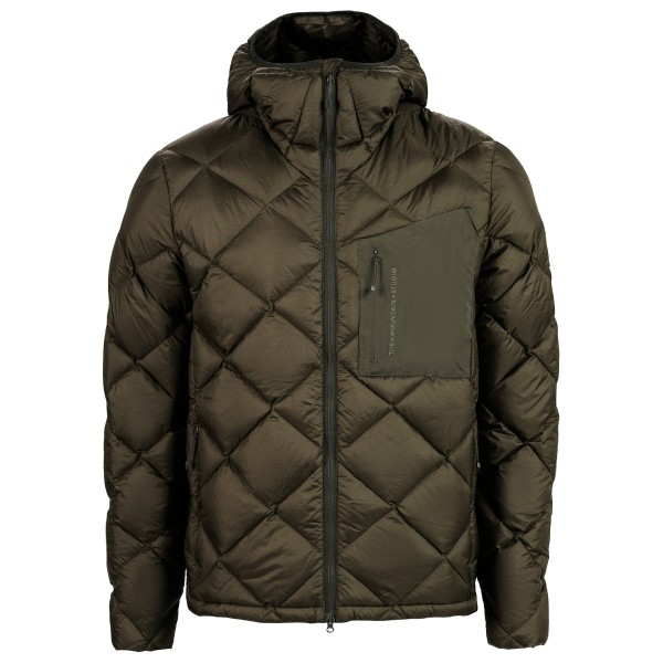 The Mountain Studio - Ultralight Down Hood Jacket - Daunenjacke Gr L oliv von The Mountain Studio