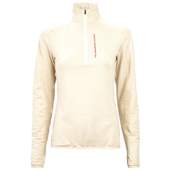 The Mountain Studio - Women's Light Tech Fleece Half Zip - Fleecepullover Gr L weiß von The Mountain Studio