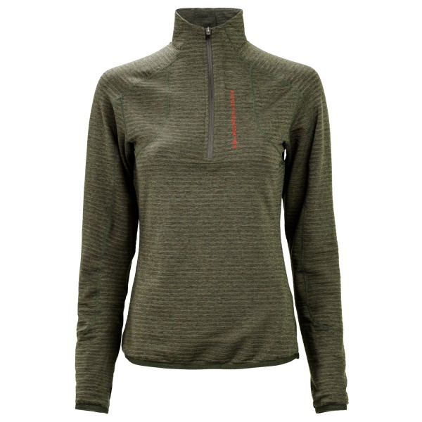 The Mountain Studio - Women's Light Tech Fleece Half Zip - Fleecepullover Gr L oliv von The Mountain Studio