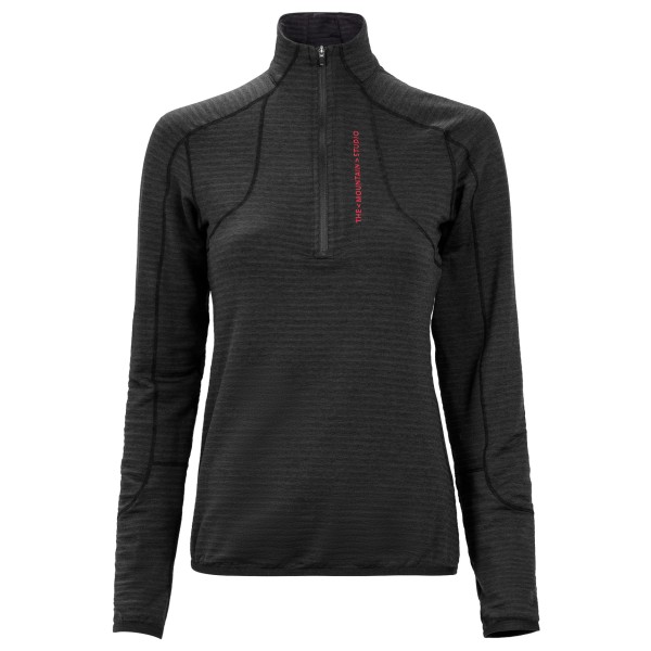 The Mountain Studio - Women's Light Tech Fleece Half Zip - Fleecepullover Gr L schwarz von The Mountain Studio