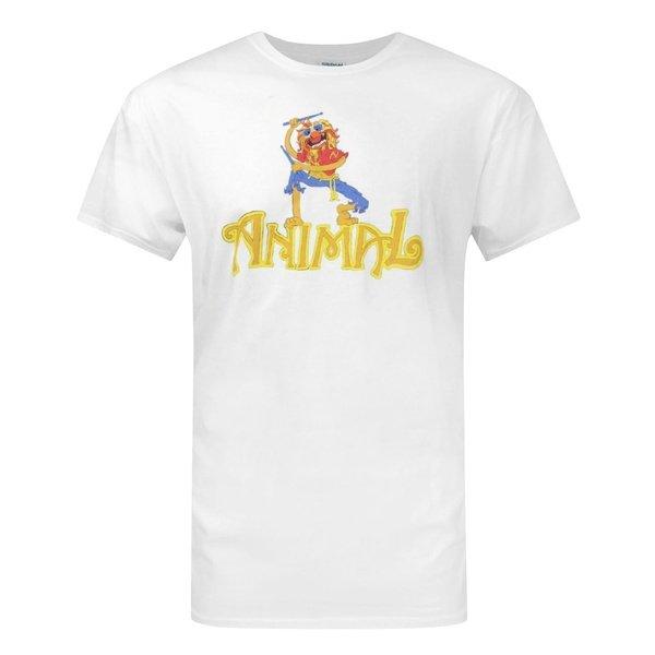 The Muppets - Animal Drummer TShirt, für Herren, Weiss, Größe M von The Muppets