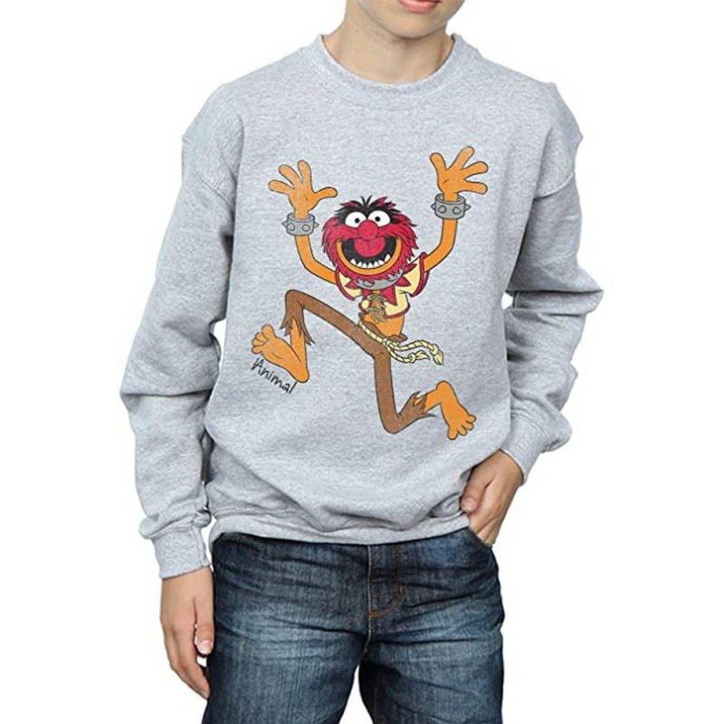 The Muppets - Classic Sweatshirt, 128, Grau von The Muppets