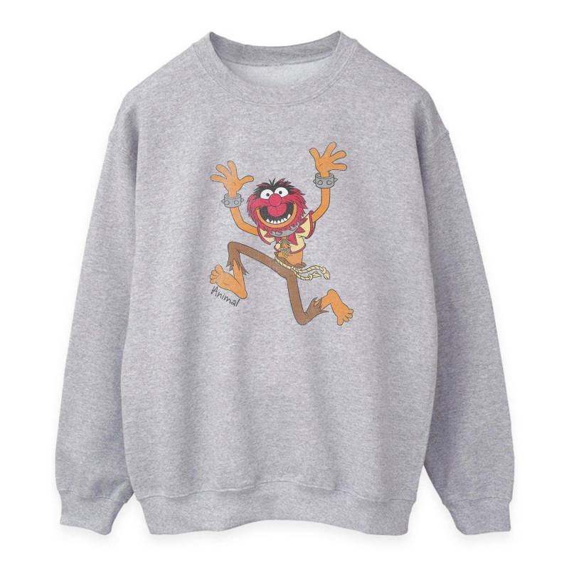 Sweatshirt Damen Grau M von The Muppets