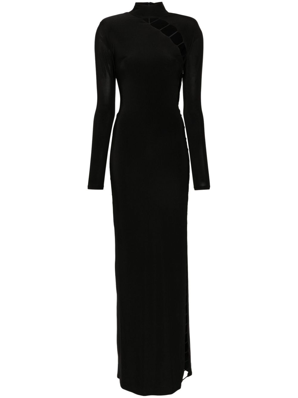 The New Arrivals Ilkyaz Ozel Xena In Deviant maxi dress - Black von The New Arrivals Ilkyaz Ozel