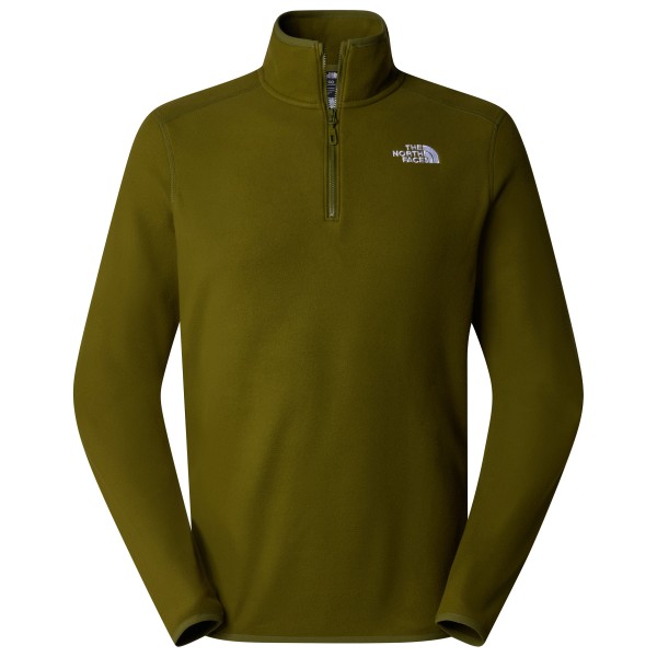 The North Face - 100 Glacier 1/4 Zip - Fleecepullover Gr M oliv von The North Face