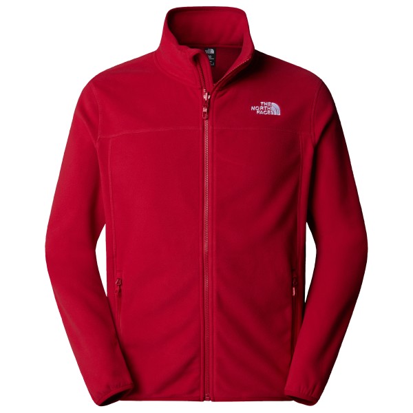 The North Face - 100 Glacier Full Zip - Fleecejacke Gr XL rot von The North Face