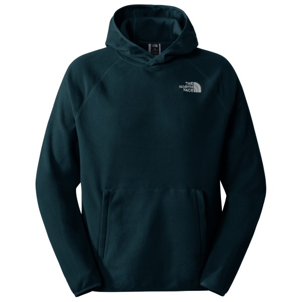 The North Face - 100 Glacier Hoodie - Fleecejacke Gr S schwarz/blau von The North Face