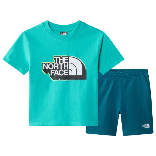 The North Face - Boy's Summer Set - T-Shirt Gr 2;3;4;5;6 türkis;weiß von The North Face