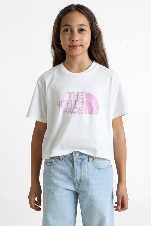 The North Face Crop T-Shirt | White | Mädchen  | L von The North Face