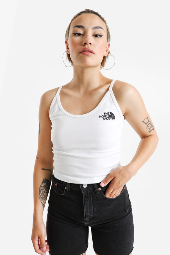 The North Face Crop Trägertop | White | Damen  | S von The North Face