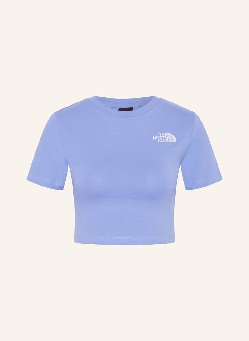 The North Face Cropped-Shirt blau von The North Face