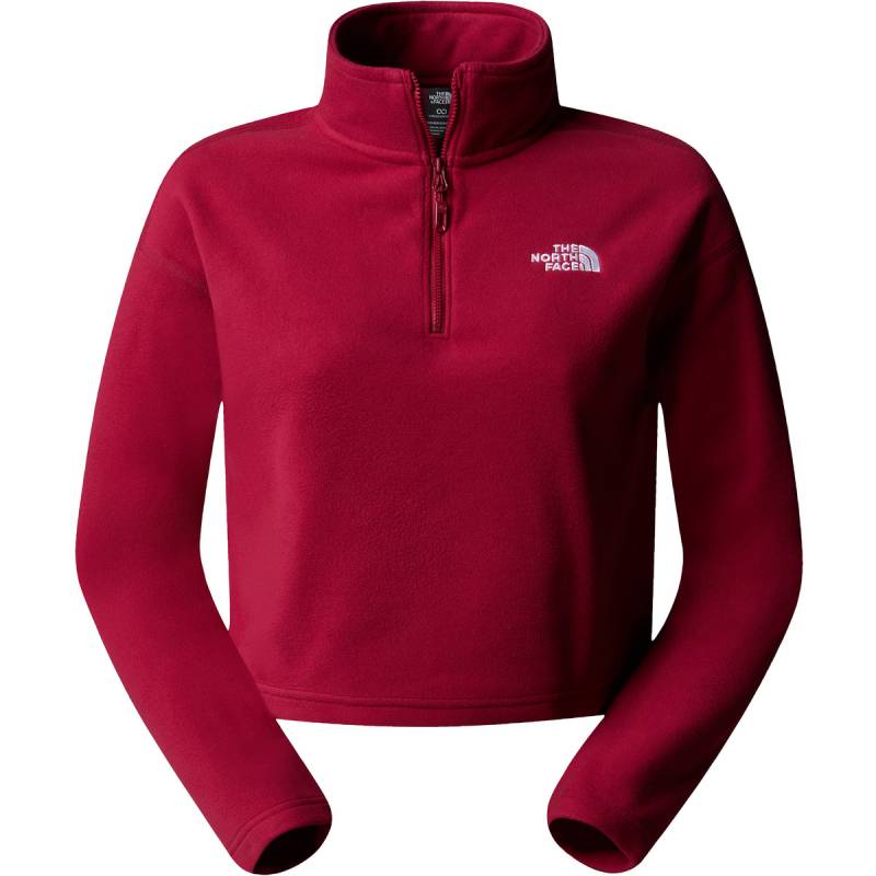 The North Face Damen 100 Glacier Cropped 1/4 Zip Pullover von The North Face