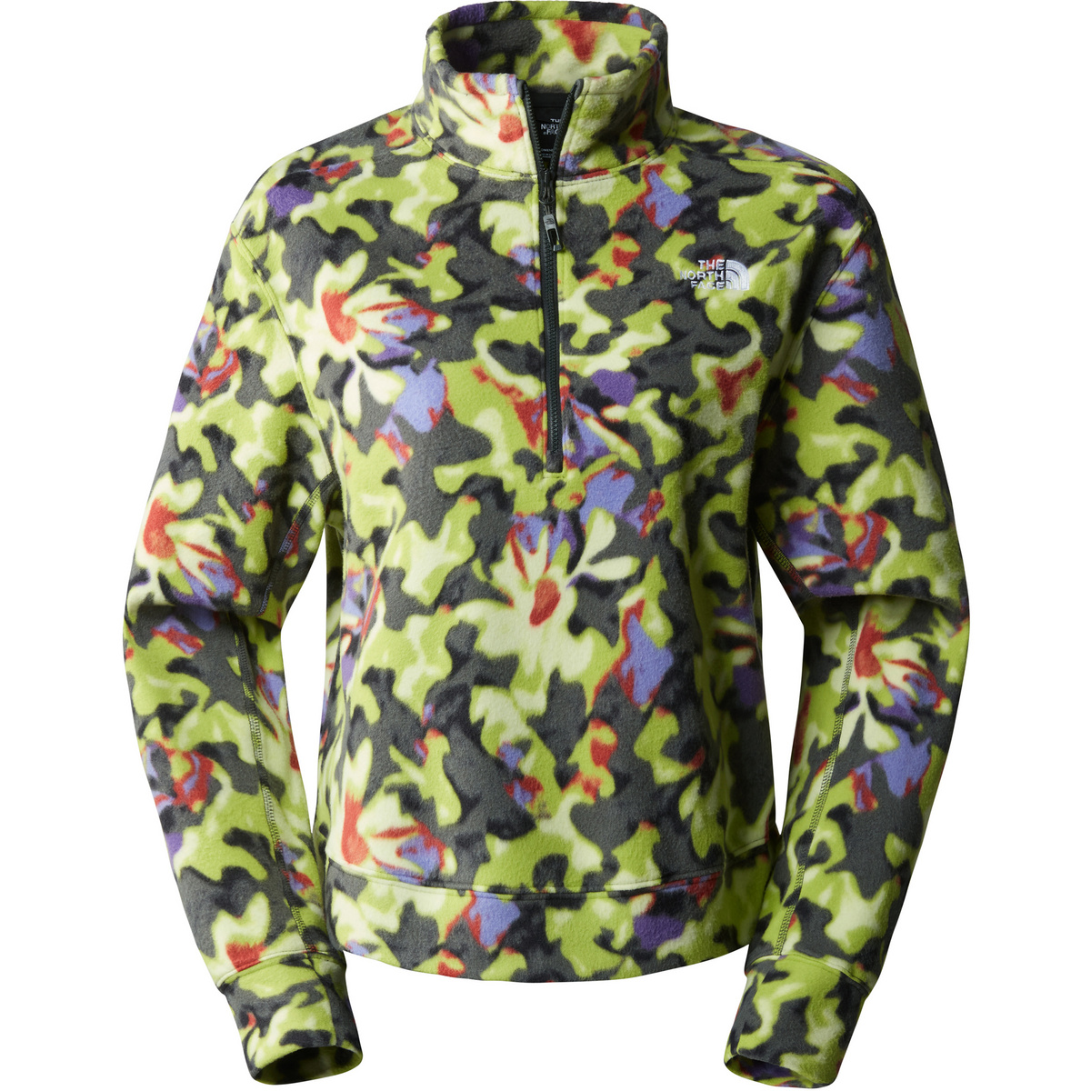 The North Face Damen 100 Glacier Printed Half Zip Pullover von The North Face