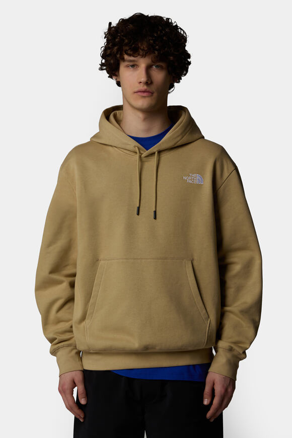 The North Face Essential Oversize Kapuzensweatshirt | Khaki Stone | Herren  | L von The North Face