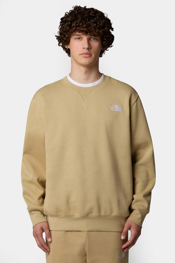 The North Face Essential Oversize Sweatshirt | Khaki Stone | Herren  | L von The North Face