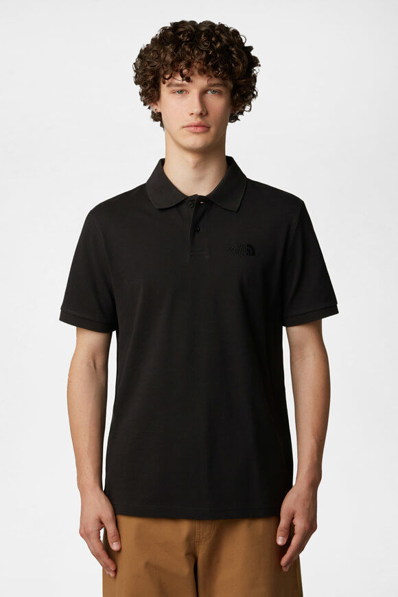 The North Face Essential Poloshirt | Black | Herren  | L von The North Face