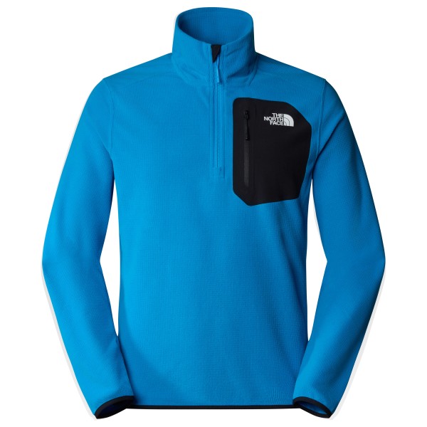 The North Face - Experit 1/4 Zip Grid Fleece - Fleecepullover Gr L;M;S;XL blau;grau von The North Face