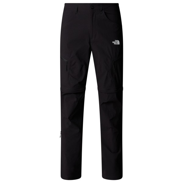 The North Face - Exploration Convertible Regular Tapered Pant - Trekkinghose Gr 34 - Regular schwarz von The North Face