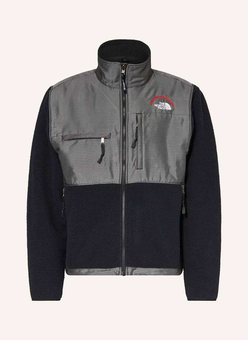 The North Face Fleecejacke Denali Im Materialmix schwarz von The North Face