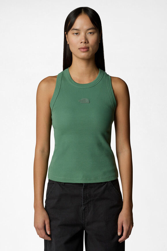 The North Face Geripptes Tanktop | Duck Green | Damen  | XS von The North Face