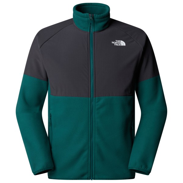 The North Face - Glacier Heavyweight Full Zip - Fleecejacke Gr L bunt von The North Face