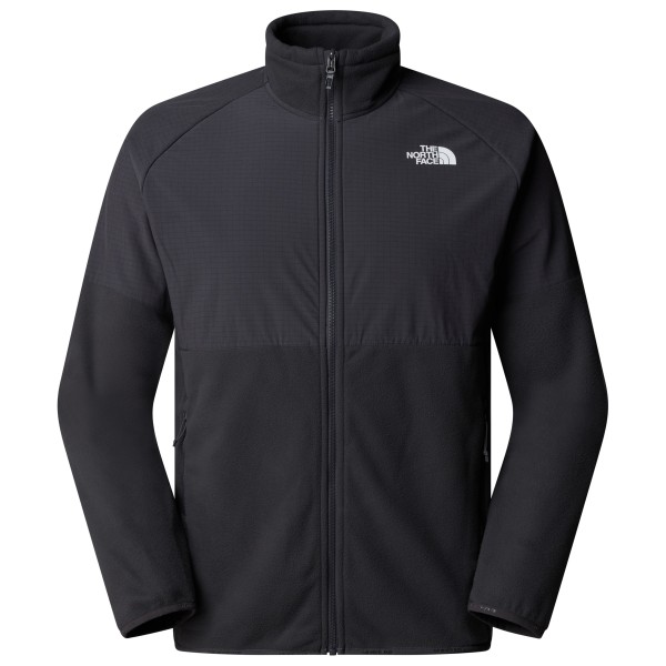 The North Face - Glacier Heavyweight Full Zip - Fleecejacke Gr M schwarz/grau von The North Face