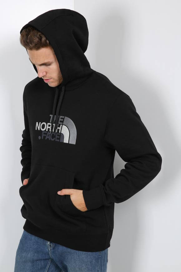 The North Face Kapuzensweatshirt | Schwarz + Grau | Herren  | L von The North Face