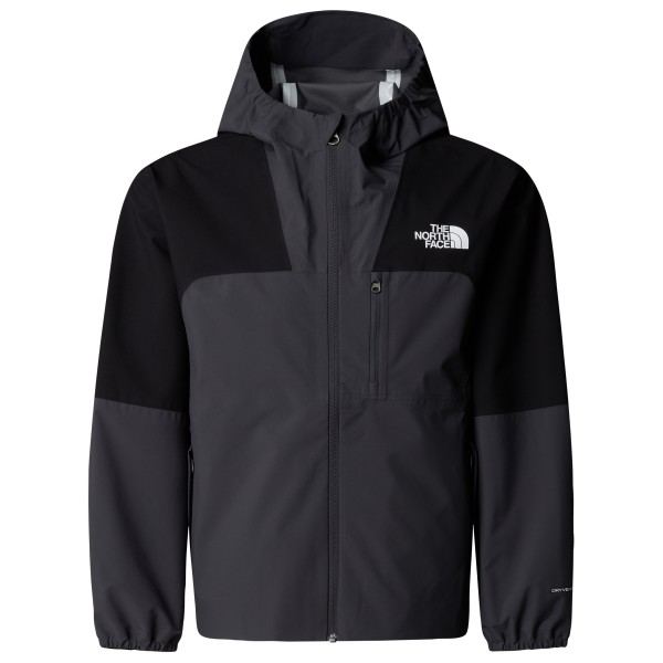 The North Face - Kid's Teen Hike Packable Shell - Regenjacke Gr M schwarz/grau von The North Face