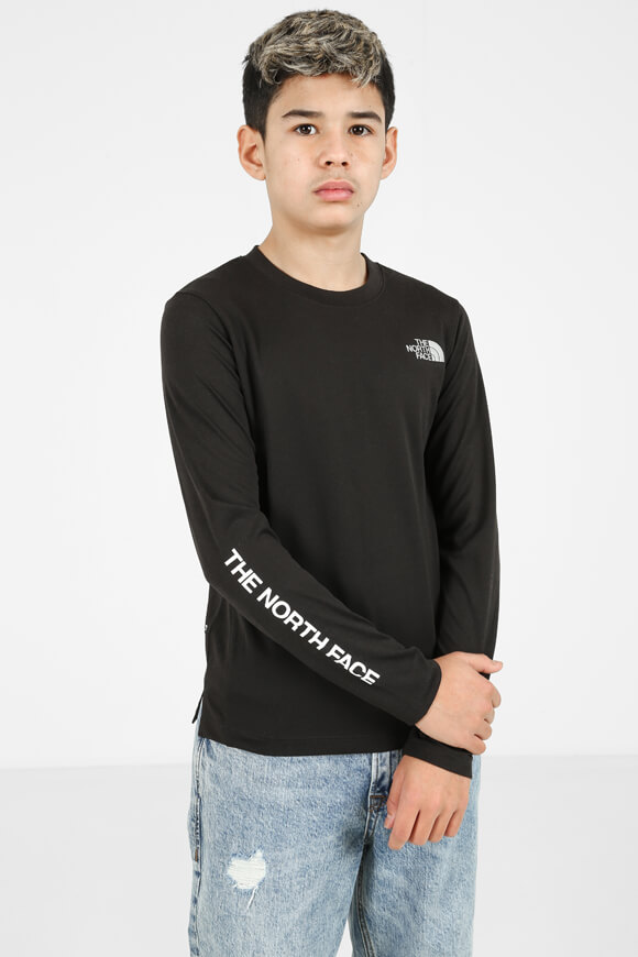 The North Face Langarmshirt | Schwarz | Jungen  | M von The North Face