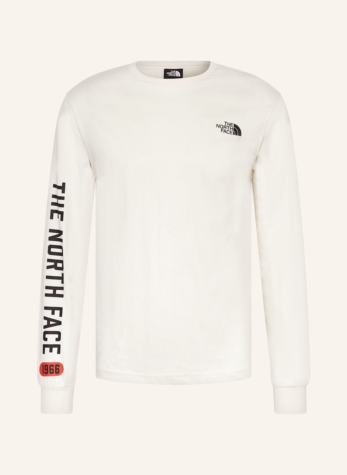 The North Face Longsleeve Varsity Graphic weiss von The North Face