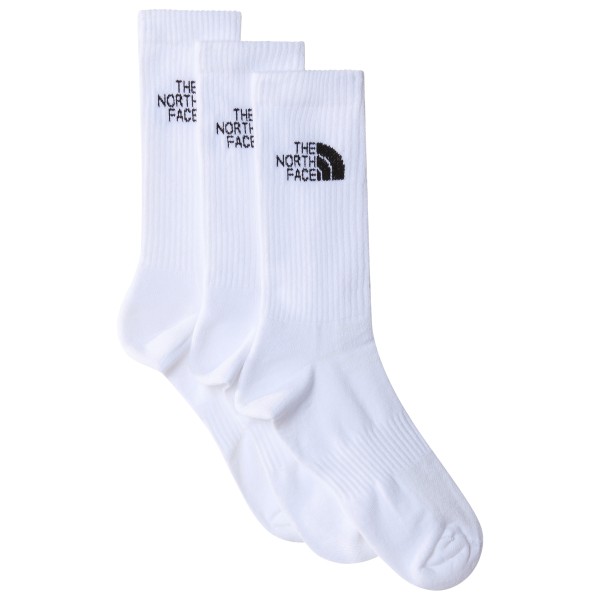 The North Face - Multi Sport Cush Crew Socks 3-Pack - Multifunktionssocken Gr M weiß von The North Face