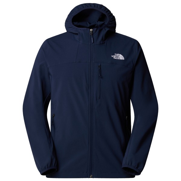 The North Face - Nimble Hoodie - Softshelljacke Gr L blau von The North Face