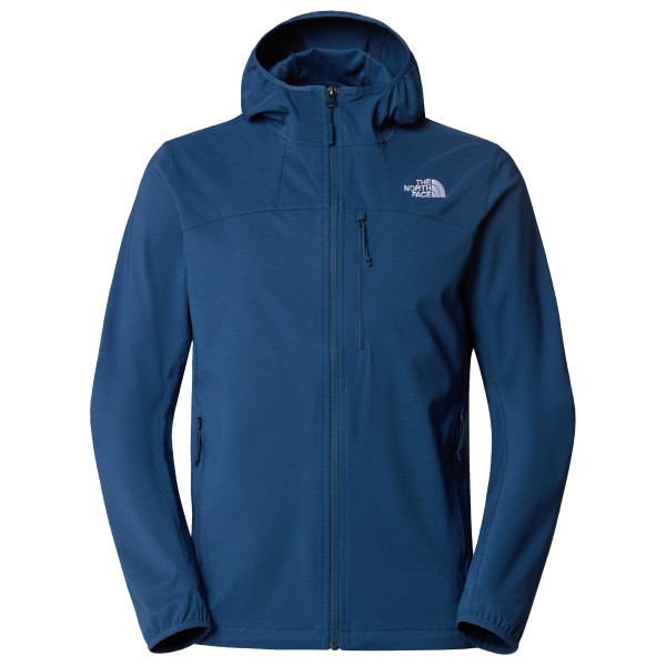 The North Face - Nimble Hoodie - Softshelljacke Gr M blau von The North Face