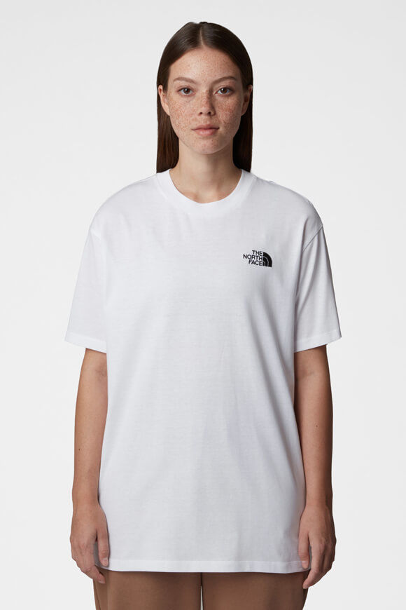 The North Face Oversize T-Shirt | White | Damen  | XS von The North Face