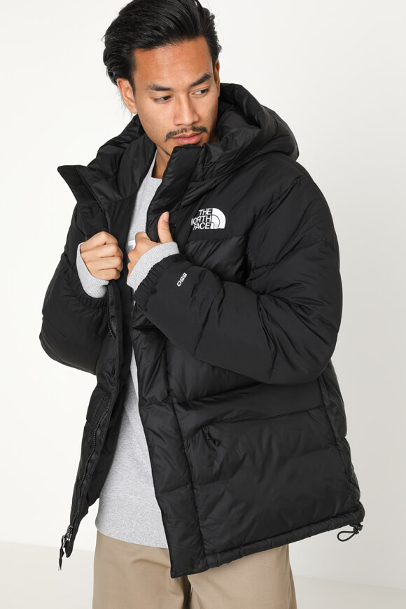 The North Face Puffer Daunenjacke | Schwarz + Weiss | Herren  | L von The North Face