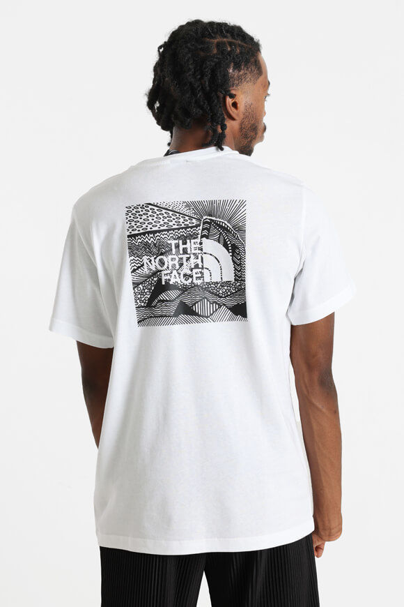 The North Face Redbox Celebration T-Shirt | White | Herren  | L von The North Face