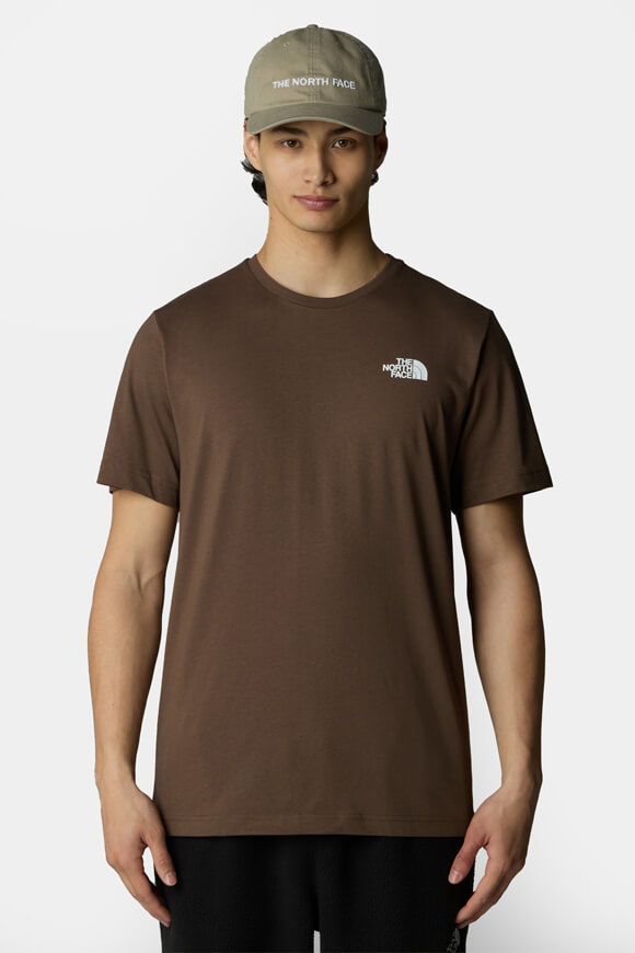 The North Face Redbox T-Shirt | Smokey Brown | Herren  | L von The North Face