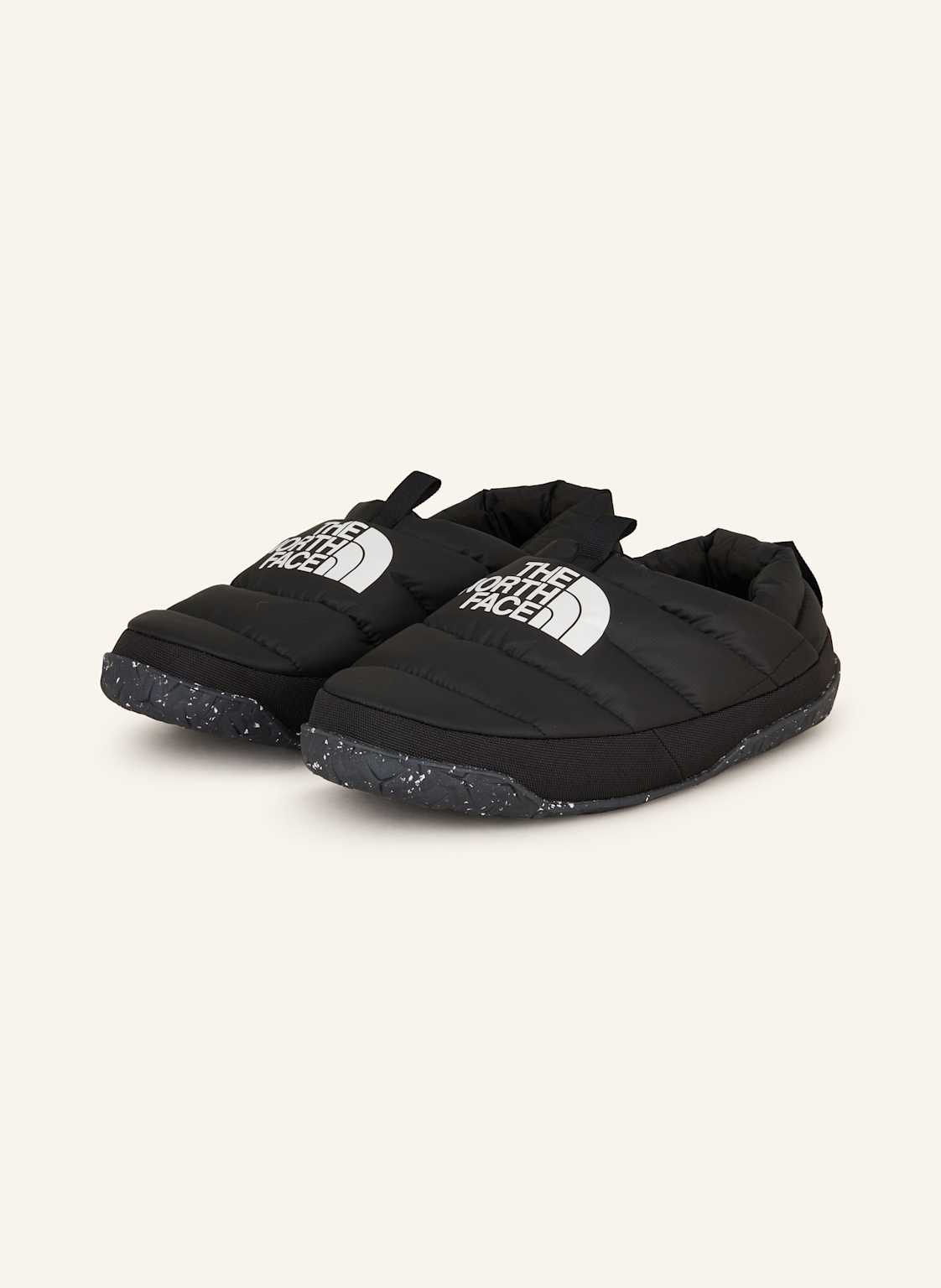 The North Face Slipper Nuptse schwarz von The North Face