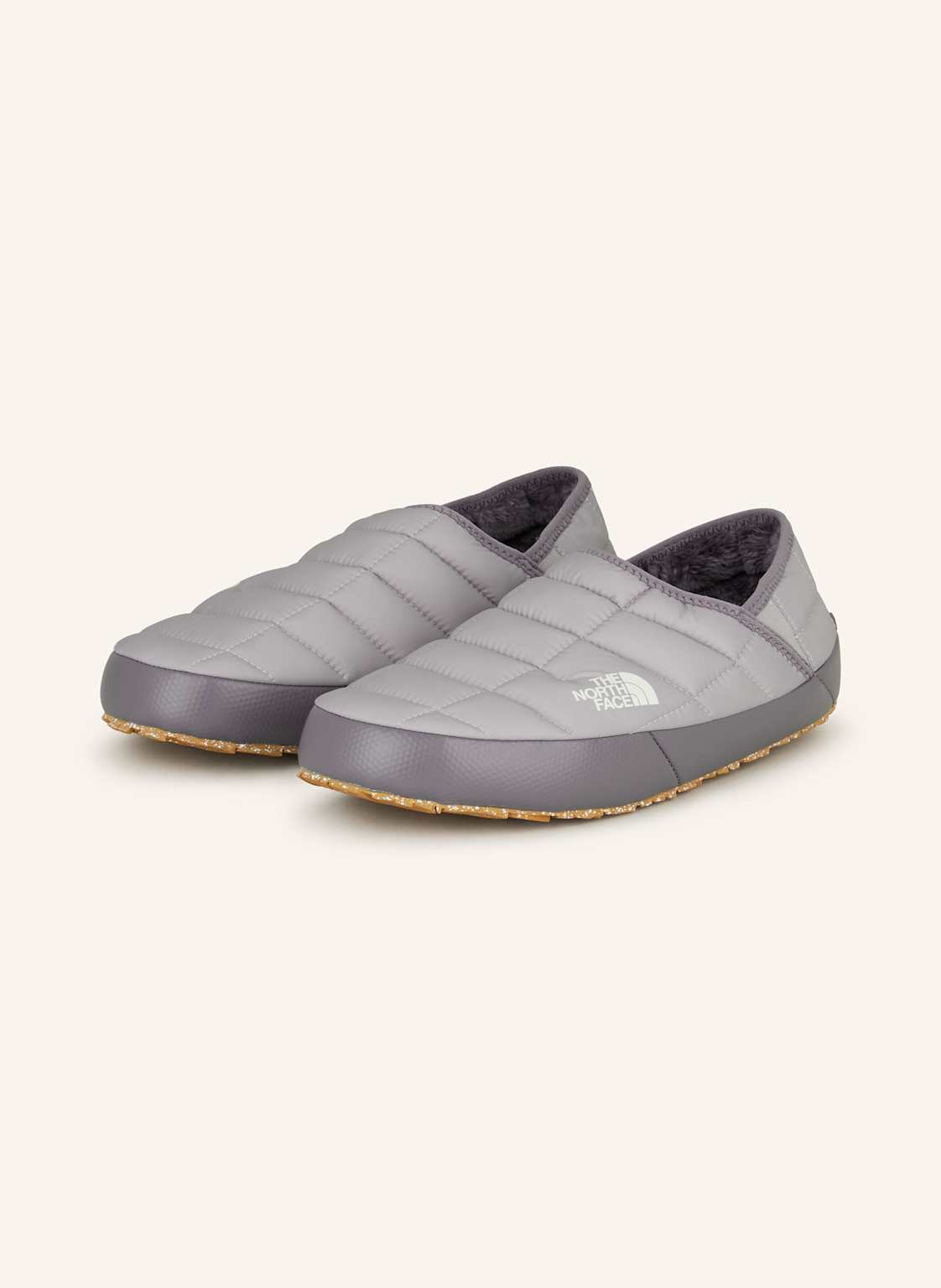 The North Face Slipper Thermoball™ Traction Mit Kunstfell grau von The North Face