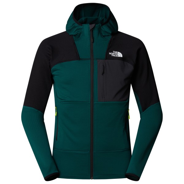 The North Face - Stormgap Powergrid Hoodie - Fleecejacke Gr L grün/schwarz von The North Face