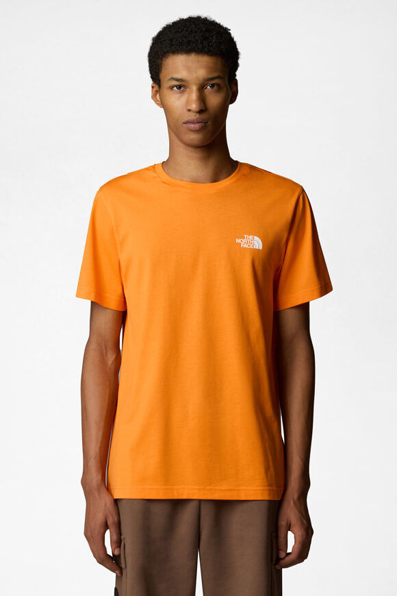 The North Face T-Shirt | Digital Orange | Herren  | L von The North Face