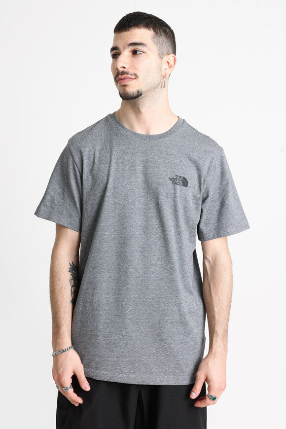 The North Face T-Shirt | Medium Grey Heather | Herren  | L von The North Face